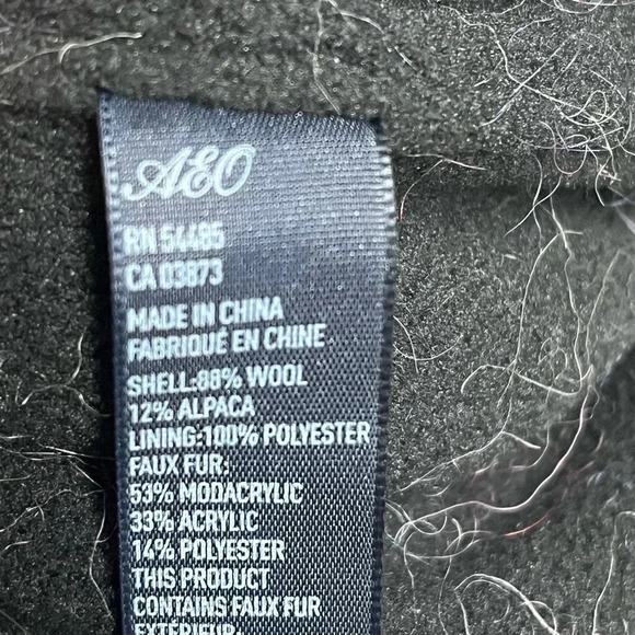 Aerie Wool Alpaca Knit Fur Pink purple  Trapper Winter Hat Pom Pom - Picture 3 of 9